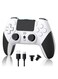 Wireless Pro Controller Compatible with PS4 /PS4 Pro/PS4 Slim Console, Gaming Remote with Built-in 800mAh Rechargeable Battery/Precise Joystick (Black)