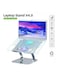Radiotronics Tablet Stand Height Adjustable with 360°Rotating Base,Alloy Folding Universal iPad Support Holder Tablet