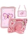 iPad 10th Generation Case Butterfly Pink iPad 10.9 inch Case with Screen Protector Shoulder Strap Kickstand Tablet Case with 360 Degree Bracket