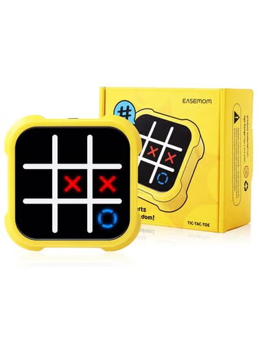 Handheld Electric Puzzle Game Console - Tic Tac Toe Game Educational Road Trip Activities for Kids - Board Games, Juegos para Ni&ntilde;os - Ideal Birthday for Kids and Adults