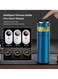 Tea Infuser Bottle - Coffee thermos - Smart Sports Water Bottle with LED Temperature Display,Double Wall Vacuum Insulated Water Bottle (Blue)