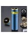 Tea Infuser Bottle - Coffee thermos - Smart Sports Water Bottle with LED Temperature Display,Double Wall Vacuum Insulated Water Bottle (Blue)