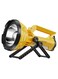 10000 High Lumens Work spot Ligh&amp;Side Flood Light，IP66 Waterproof Large Handheld Spotlight with Adjustable Stand&amp;Red Lens(Yellow)