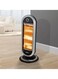 Deluxe Slim Oscillating Portable Halogen Heater 1200W - 3 Heat Settings