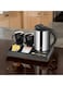 DLC Hotel Kettle Set With 2 Ceramic Cups 1000 Ml Stainless Steel DLC-KT5141