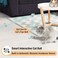 Interactive Smart Cat Ball,Quiet Cat Toys for Indoor Cats Adult Automatic 360&deg; Rotating Kitten Toys,Intelligent Automatic Mobile Ball USB Charging Pet Toy,Fun Gift for Kitten
