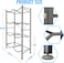 Water Bottle Storage Stand 4 Tier, Water Jug Rack 8 Bottles of 5 Gallons Shelf Heavy Duty for Office Home Gym, Easy To Assemble
