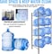 Water Bottle Storage Stand 4 Tier, Water Jug Rack 8 Bottles of 5 Gallons Shelf Heavy Duty for Office Home Gym, Easy To Assemble