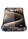 iPhone 15 Pro Max Clear Case [Frosted Flex Series] Exposed Sides for Comfort, Upgraded Frameless Cover, 6.7 Inch Phone 2023