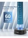 Sonic Electric Toothbrush, Adult Electric Toothbrush with 40000 VPM Deep Clean, 6 Modes, 3 Intensities, 6 Brush Heads &amp; Travel Case, Smart Timer, Blue