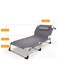 Folding Chair - Napping Folding Sheets People Nap Bed Household Recliner Simple Portable Office Adult Chair Backrest Adjustable to Flat Sun Lounger