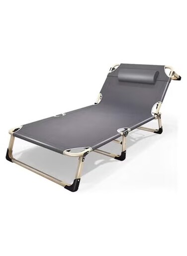 Folding Chair - Napping Folding Sheets People Nap Bed Household Recliner Simple Portable Office Adult Chair Backrest Adjustable to Flat Sun Lounger