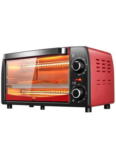 Electric Oven Household Multi-Function Mini Oven 9L Capacity for Household Cakes, Pizza Baking, Bread Fermentation