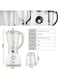 Smoothie Maker, Professional High Speed Blender 1000W with Adjustable Speeds and 1.5L Jar, 4 Stainless Steel Blades