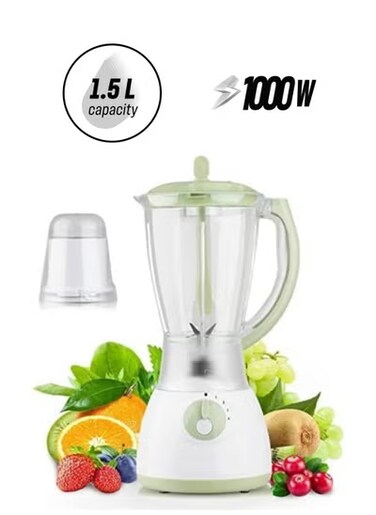 Smoothie Maker, Professional High Speed Blender 1000W with Adjustable Speeds and 1.5L Jar, 4 Stainless Steel Blades