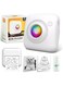 Label Maker X3, Portable Mini Printer, Portable Thermal Printer For Photo Picture QR Code Receipt List Diy Scrapbook Memo, Inkless Pocket Photo Printer (White)