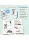 Sticker Printer Mini Thermal Printer T02 Sticker Maker Machine Mini Portable Printer Pocket Printer Inkless Printer for Anatomy Flashcard, Journal, Note, Kids
