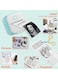 Sticker Printer Mini Thermal Printer T02 Sticker Maker Machine Mini Portable Printer Pocket Printer Inkless Printer for Anatomy Flashcard, Journal, Note, Kids