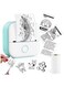 Sticker Printer Mini Thermal Printer T02 Sticker Maker Machine Mini Portable Printer Pocket Printer Inkless Printer for Anatomy Flashcard, Journal, Note, Kids