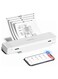 Radiotronics Heat Transfer Printer P831 Supports 8.5 x 11 A4 Regular Copy Paper, Wireless Bluetooth for Phone Tablet, Portable Printers Wireless for Travel Home Use