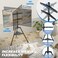 Tripod TV Stand, Modern Easel TV Stand for 32 to 75 inch Screens, Portable TV Floor Stand with An all Metal Tripod, Height Adjustable Corner TV Mount