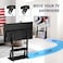 Mobile TV Stand - Rolling Cart with Wheels for 32-70 inch TVs, Holds up to 40KG, Height Adjustable, Conference/Commercial/Home