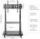 Mobile TV Stand - Rolling Cart with Wheels for 32-70 inch TVs, Holds up to 40KG, Height Adjustable, Conference/Commercial/Home