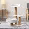 Radiotronics Cat Tree 68cm Cat Tower for Small Cats, Multi-Level Cat Tree with Scratching Posts Plush Basket & Perch for Play Rest, Cat Activity Tree