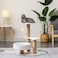 Radiotronics Cat Tree 68cm Cat Tower for Small Cats, Multi-Level Cat Tree with Scratching Posts Plush Basket & Perch for Play Rest, Cat Activity Tree