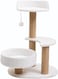 Radiotronics Cat Tree 68cm Cat Tower for Small Cats, Multi-Level Cat Tree with Scratching Posts Plush Basket & Perch for Play Rest, Cat Activity Tree