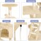 Star Cat Kitten Tree Activity Centre Climbing Tower 125cm Beige Stable with Sisal Scratching Post Condo Hammock Cat Scratcher play Toy, (MPJ-A)