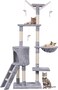 Cat Tree Cat Tower, Cat Scratch Posts Multi-Level Stable Cat Climbing Tower Cat Activity Trees with Ladder, Indoor Pet Activity Furniture Play House for Kitty Kitten