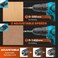 Cordless Drill Set, 48V Electric Drill with Drill/Screwdriver Bits, 2 Variable Speeds, 25+1 Torque Setting Battery Power Drilling Driver