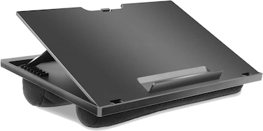 Radiotronics Adjustable Lap Desk - with 8 Adjustable Angles & Dual Cushions Laptop Stand for Car Laptop Desk, Work Table, Lap Writing Board & Drawing Desk on Sofa or Bed