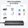 USB Hub 3.0 4 Ports Multiport Adapter Ultra Slim Data Hub USB A Splitter Extension for Laptop, Desktop PC, Xbox, PS5, Mouse, Keyboard, Flash Drive, U Disk, Printer