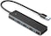USB Hub 3.0 4 Ports Multiport Adapter Ultra Slim Data Hub USB A Splitter Extension for Laptop, Desktop PC, Xbox, PS5, Mouse, Keyboard, Flash Drive, U Disk, Printer
