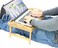 Bamboo Bed Tray Table with Folding Legs Foldable Serving Portable Laptop Tray Snack Tray Breakfast Tray Bed Table Drawing Table