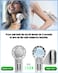 New Upgrade Portable Handheld Fan with Cold Compress Function, Foldable Desk Fan, Rechargeable Fan with 4000mAh Battery, Adjustable 5 Speeds LED Digital Display Mini Hand Fan