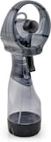 Handheld Water Misting Fan - Battery Powered, Gray   Personal Cooling with Powerful One-Speed Motor, Portable &amp; Lightweight