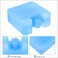 Reusable Ice Packs Freezer Cube Mold Tray, 4 Packs for Air Conditioner Fan Ice Block Portable Cooler Freezer