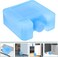Reusable Ice Packs Freezer Cube Mold Tray, 4 Packs for Air Conditioner Fan Ice Block Portable Cooler Freezer