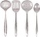Stainless Steel Cooking Utensil Set Of 4 Pieces, 14 inch, VPI027, Cooking Spoon , Serving Spoon , Stirring Soup Spoon , Cooking Turner , Pancake Flipper , Pasta Skimmer