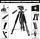 170CM Aluminum Tripod for Camera Mobile, 360&deg;Panoramic Shot Camera Stand with Carry Bag &amp; Wireless Remote &amp; Phone Holder