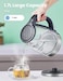 Glass Electric Tea Kettle &amp; Hot Water Kettle Electric, 2200 W 1.7L Capacity Electric Kettle with LED Indicator, Fast Boil Auto Shut-Off and Boil-Dry Protection