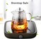 Glass Teapot with Infuser Tea Pot 32oz/43oz Tea Kettle Stovetop Safe Blooming and Loose Leaf Tea Maker Set (32oz/ 950ml)