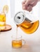 Glass Teapot with Infuser Tea Pot 32oz/43oz Tea Kettle Stovetop Safe Blooming and Loose Leaf Tea Maker Set (32oz/ 950ml)