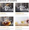 Glass Teapot Set, 600ml Stovetop Safe Glass Tea Kettle with 4 Double-Wall Tea Cups &amp; Loose Tea Infuser &amp; Tea Warmer
