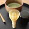 Resin Matcha Whisk Chasen Brush Tools for Matcha Green Tea Powder Reusable Powder Whisk with Whisk Holder Tea Ceremony (Yellow)