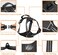 No Pull Dog Harness for Small Medium Large Dogs Adjustable Reflective Pet Vest with Front Clip Padded Harness for Puppy Easy Control Handle
