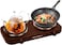Double Hot Plate,2000W Electric Plate,Portable Electric Hob .Cooktops. (Brown)